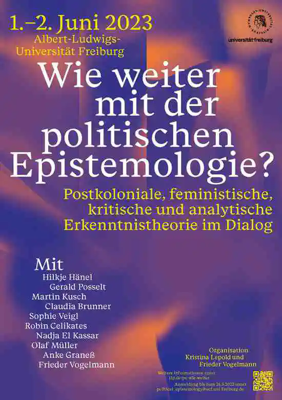 Workshop *Wie weiter mit der politischen Epistemologie?*