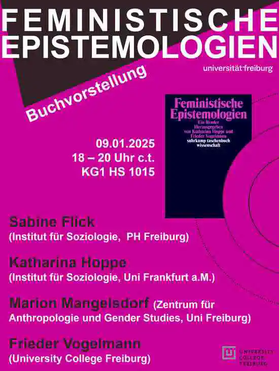 Buchvorstellung Katharina Hoppe/Frieder Vogelmann (Hrsg.): *Feministische Epistemologien. Ein Reader*