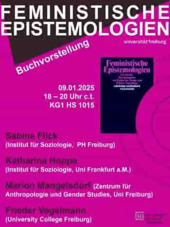 Buchvorstellung Katharina Hoppe/Frieder Vogelmann (Hrsg.): *Feministische Epistemologien. Ein Reader*