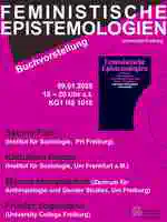 Buchvorstellung Katharina Hoppe/Frieder Vogelmann (Hrsg.): *Feministische Epistemologien. Ein Reader*